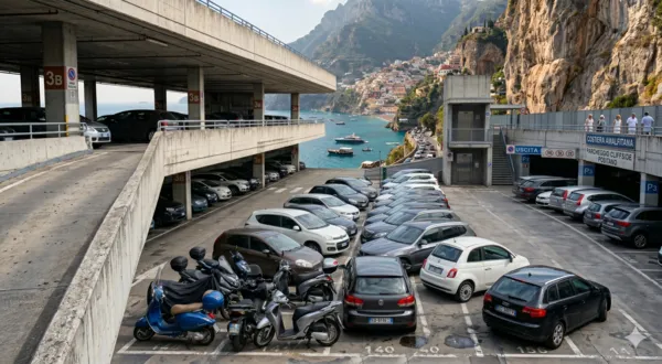 Parking in Maiori, Amalfi Coast
