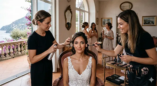 Wedding Makeup Artists in Maiori, Amalfi Coast